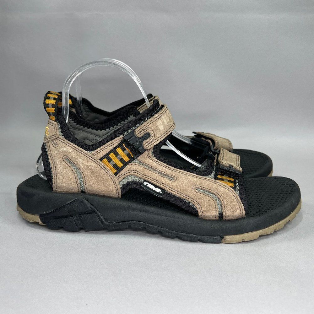 Teva XPD Spoiler II Sandals Men's Size 10 Tan Suede Outdoor Trail Hiking Sport‎